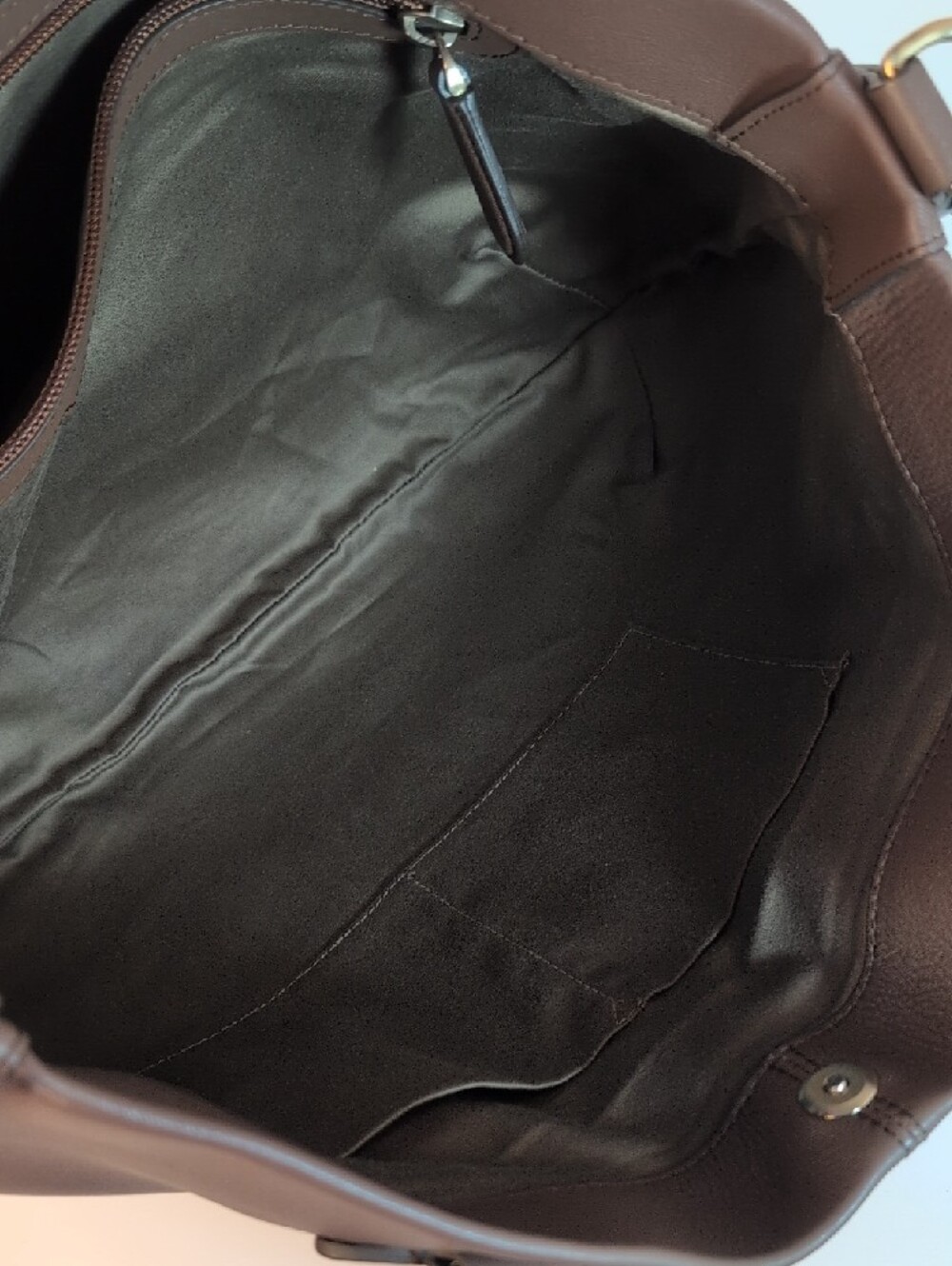 Bally Taupe/Brown Leather Vintage Tote Bag - Picture 9 of 16